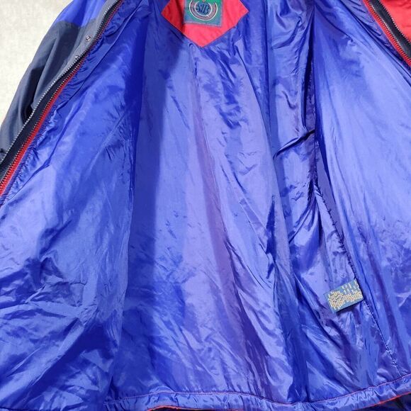 St Johns Bay Jacket Men 2XL Blue Ski Mountain Retro 90 Parka Insulated lined Vtg - Picture 6 of 12